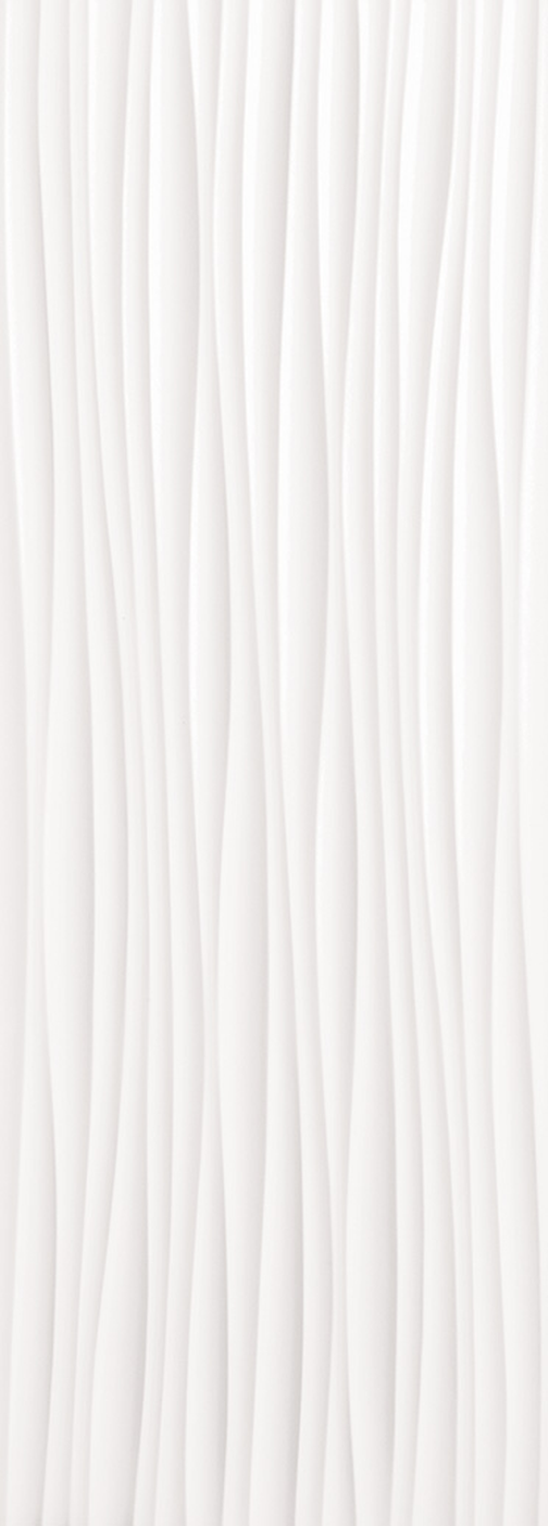 Wind White Matte Wall Tile 14x39