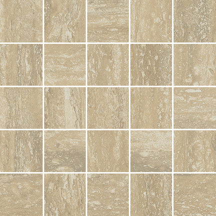 Beige 25 Piece Mosaic M12