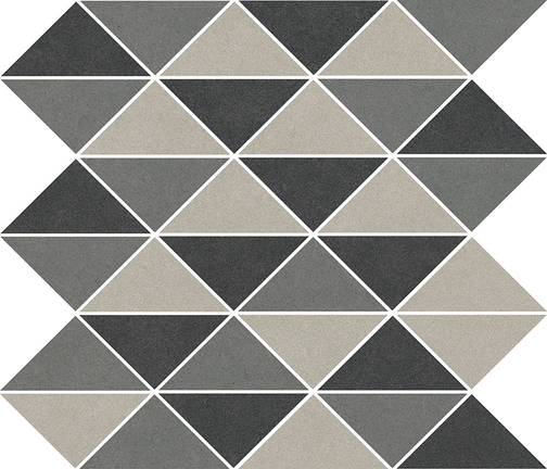 Cool Mix Triangle Mix Mosaics 14x12